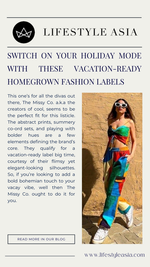 Be vacation-ready homegrown fashion labels.