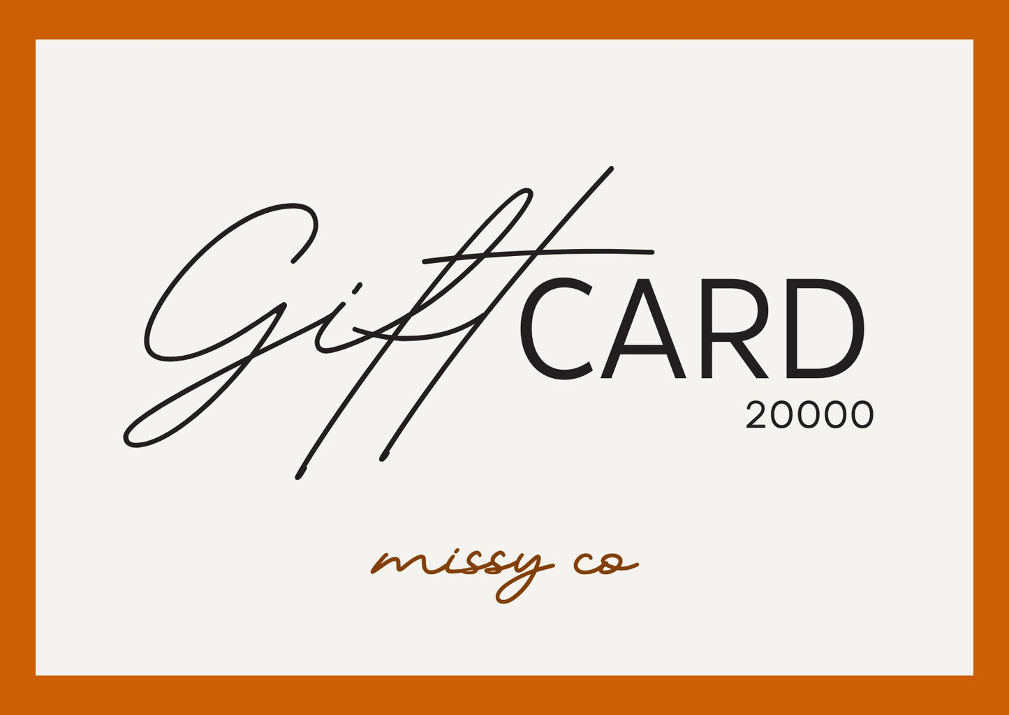 The Missy Co. Gift Card
