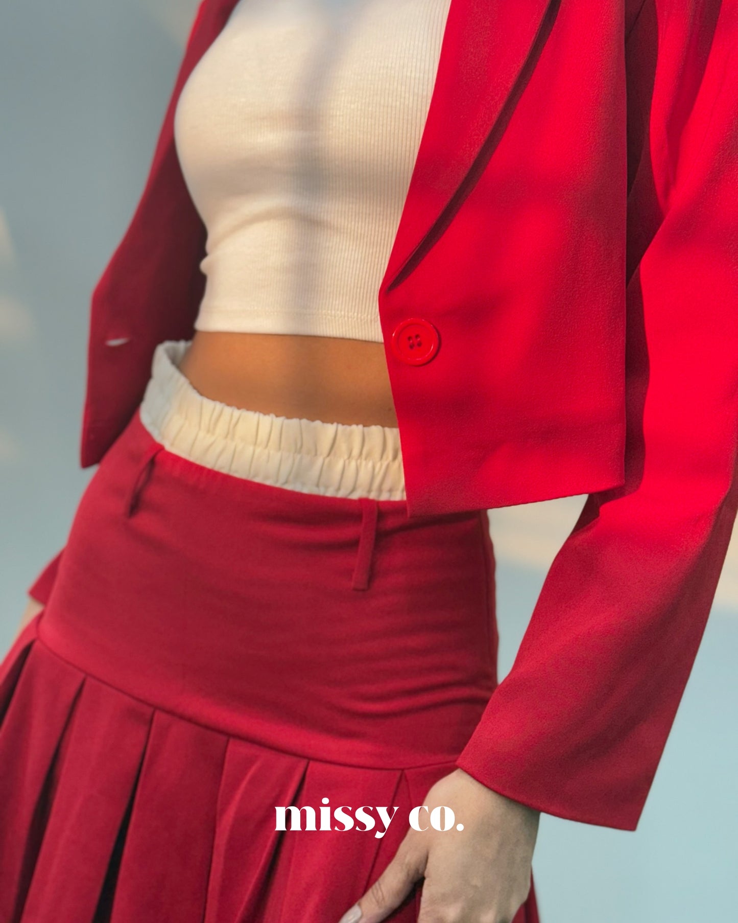 Arena Red Skirt