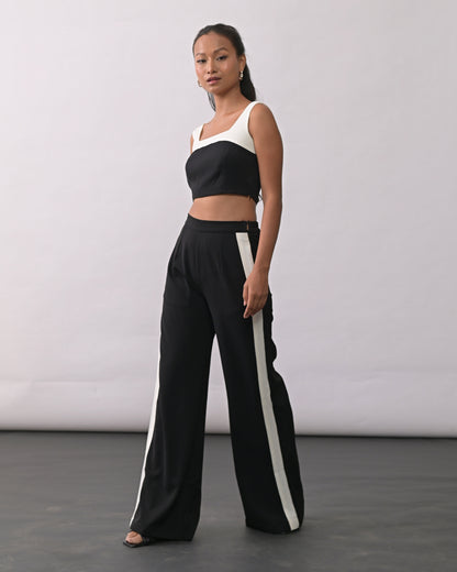 Maxine Black Crop Top