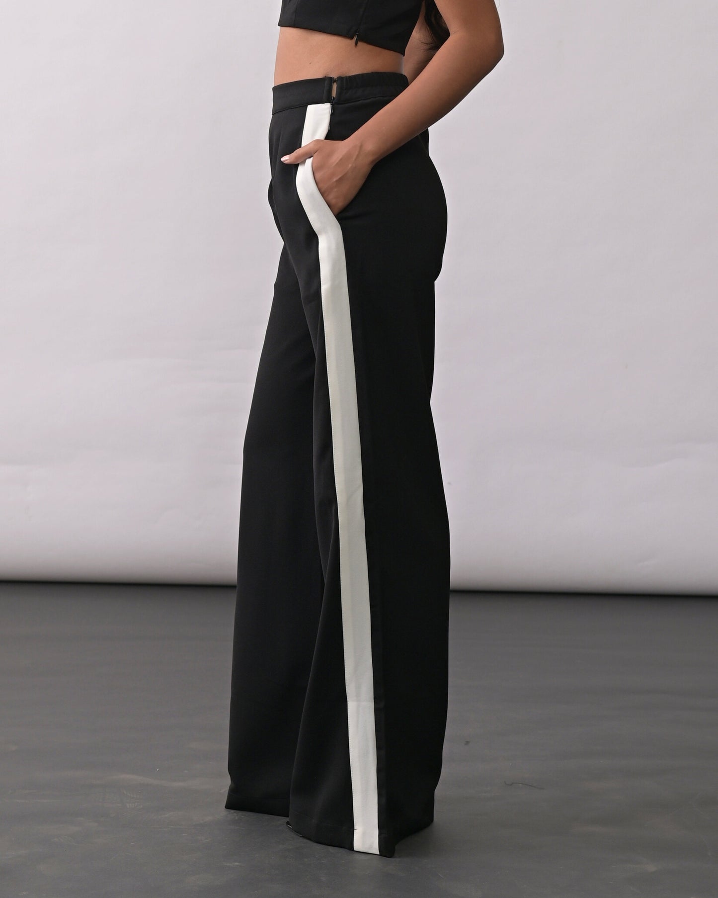 Maxine Black Straight Pants