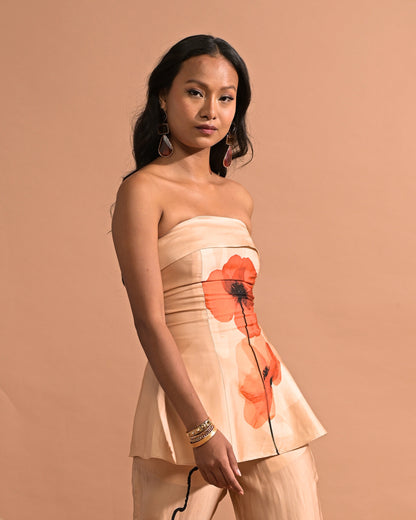 Marina Tube Top Beige