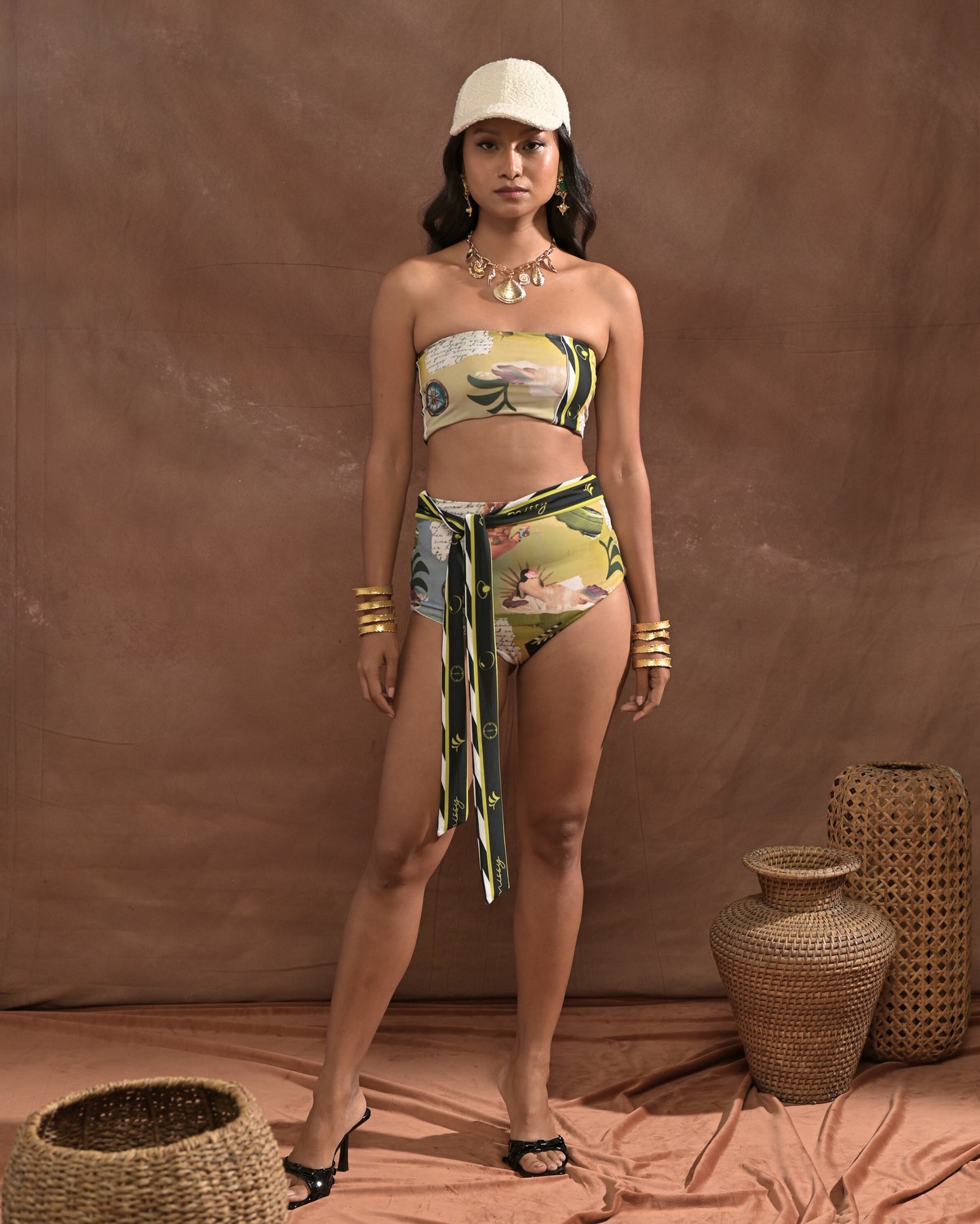 Sailor Bikini Crop Top