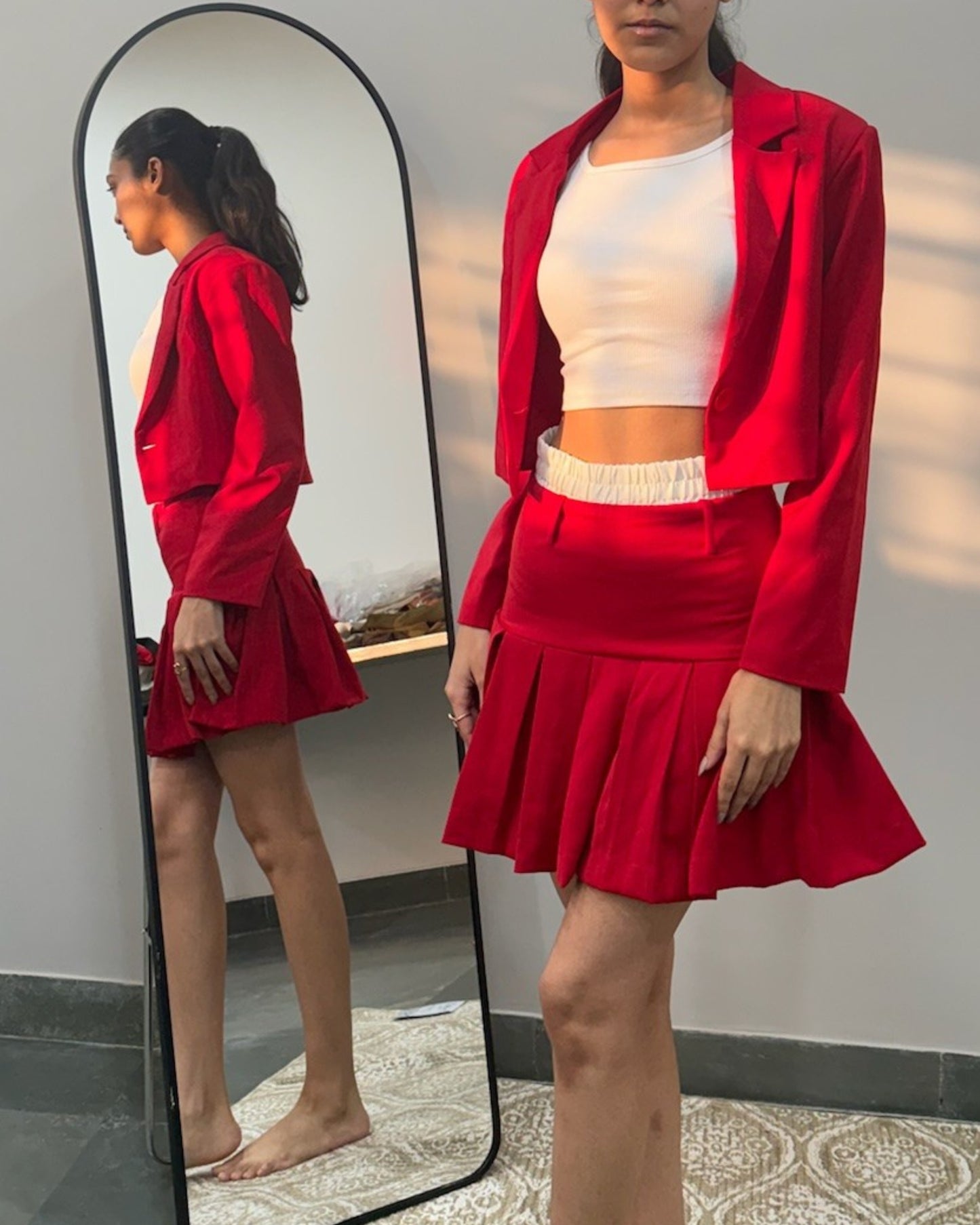 Arena Red Skirt