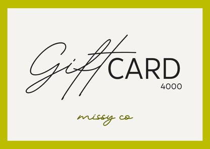 The Missy Co. Gift Card