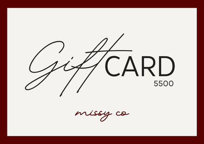 The Missy Co. Gift Card