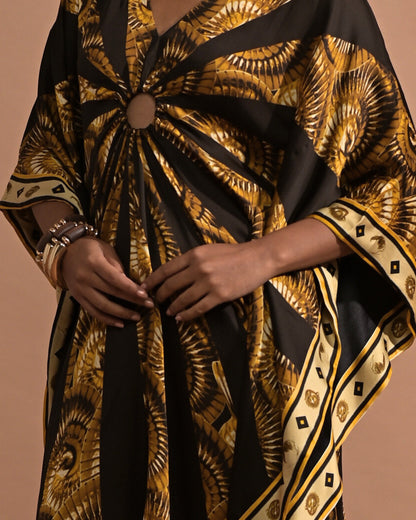 Zora Printed Kaftan Dress