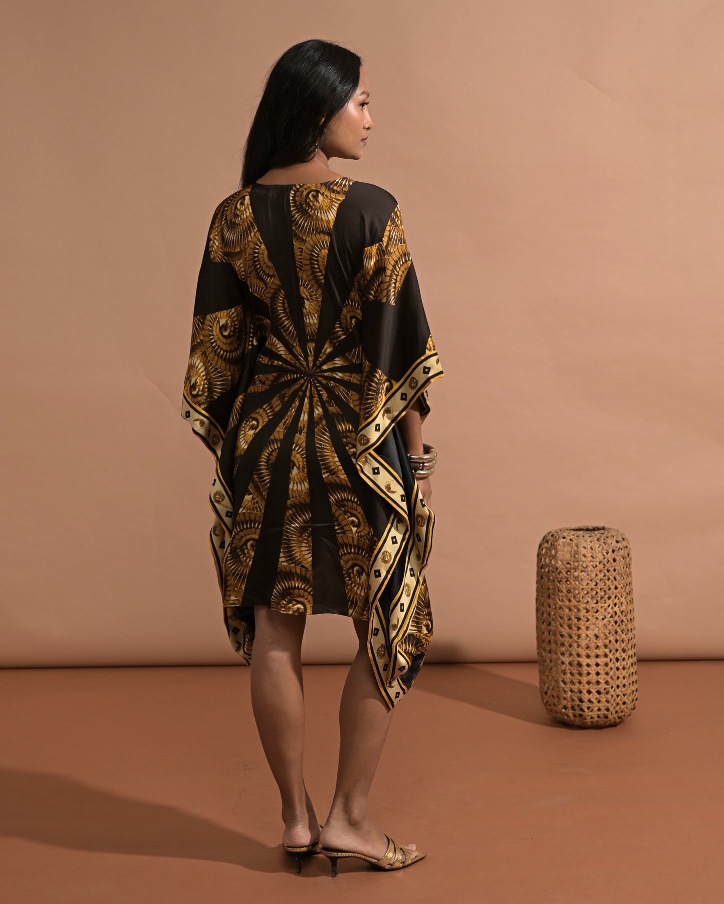 Zora Printed Kaftan Dress