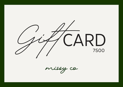 The Missy Co. Gift Card