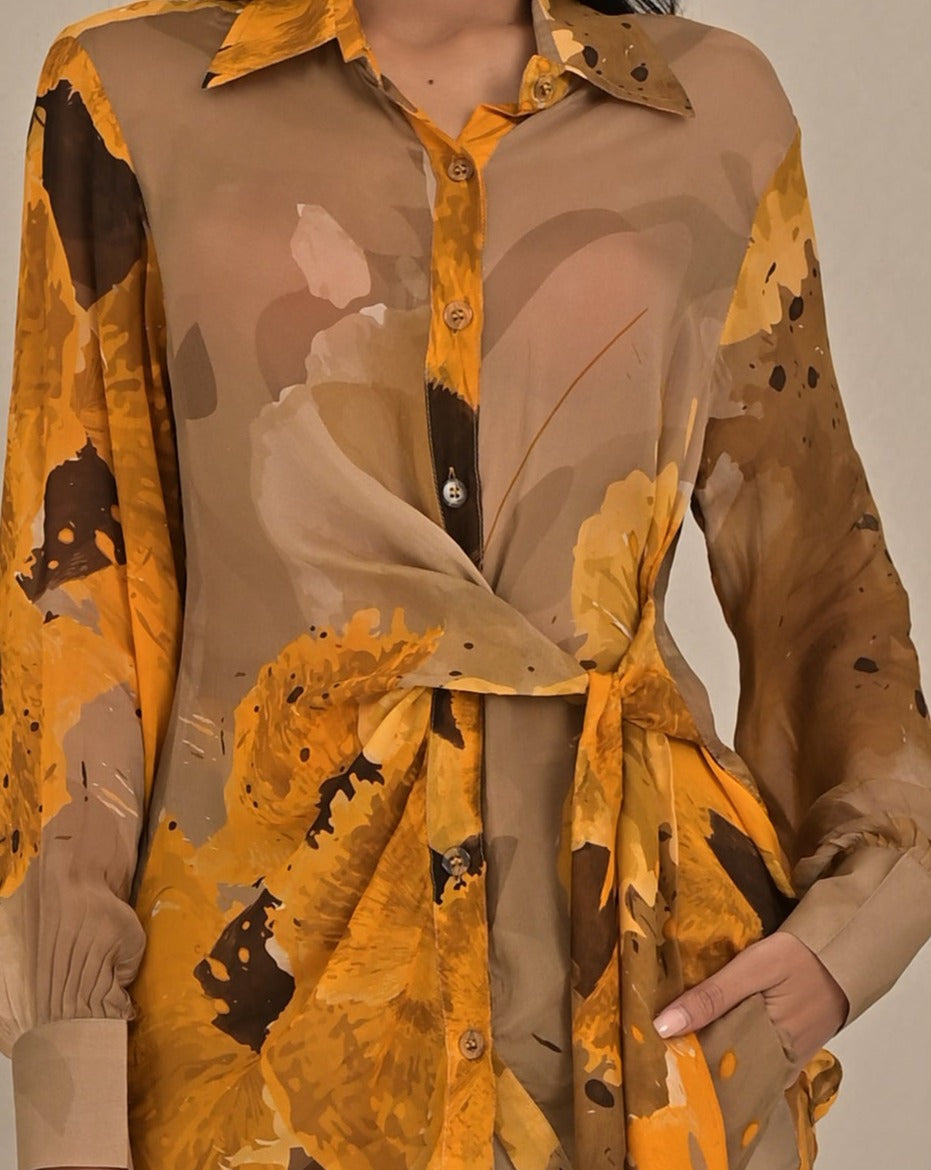 Autumn Wrap Shirt