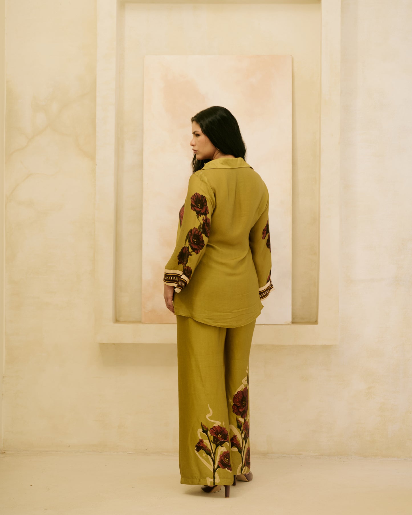 Sage Long Top Co-ord