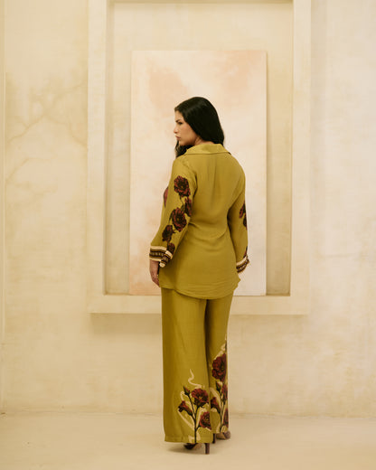 Sage Long Top Co-ord