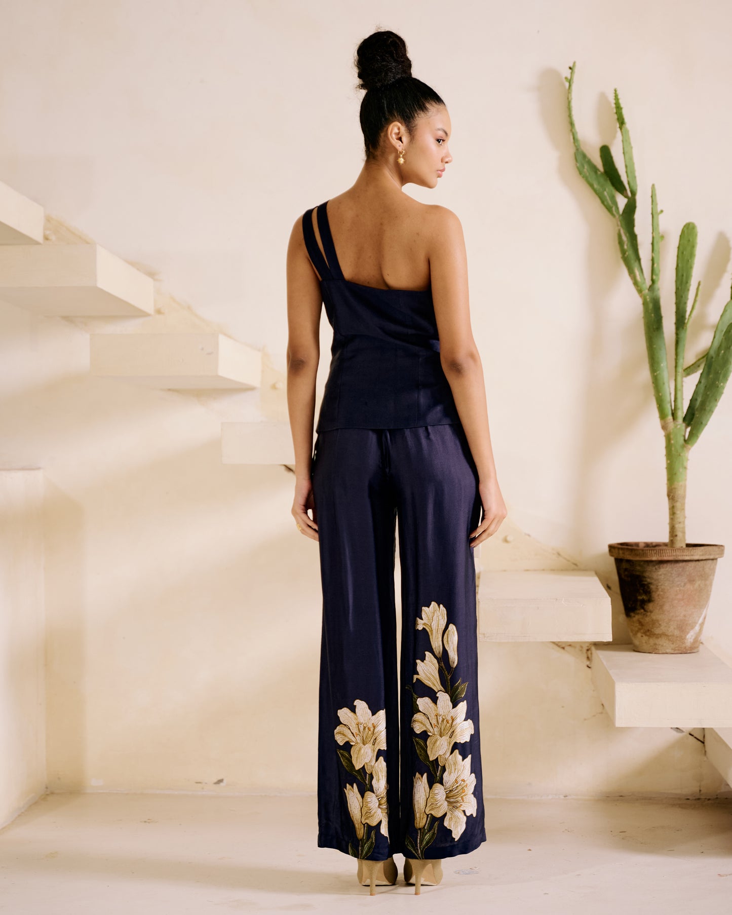 Blue Viola Top Co-ord