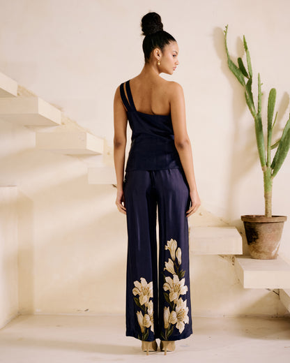 Blue Viola Top Co-ord