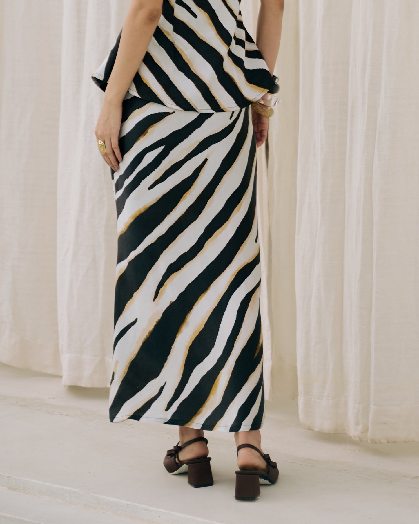 Belly Printed Skirt