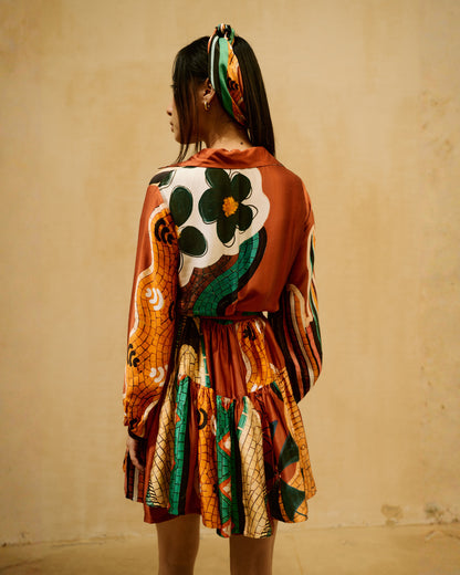 Romy Printed Dress