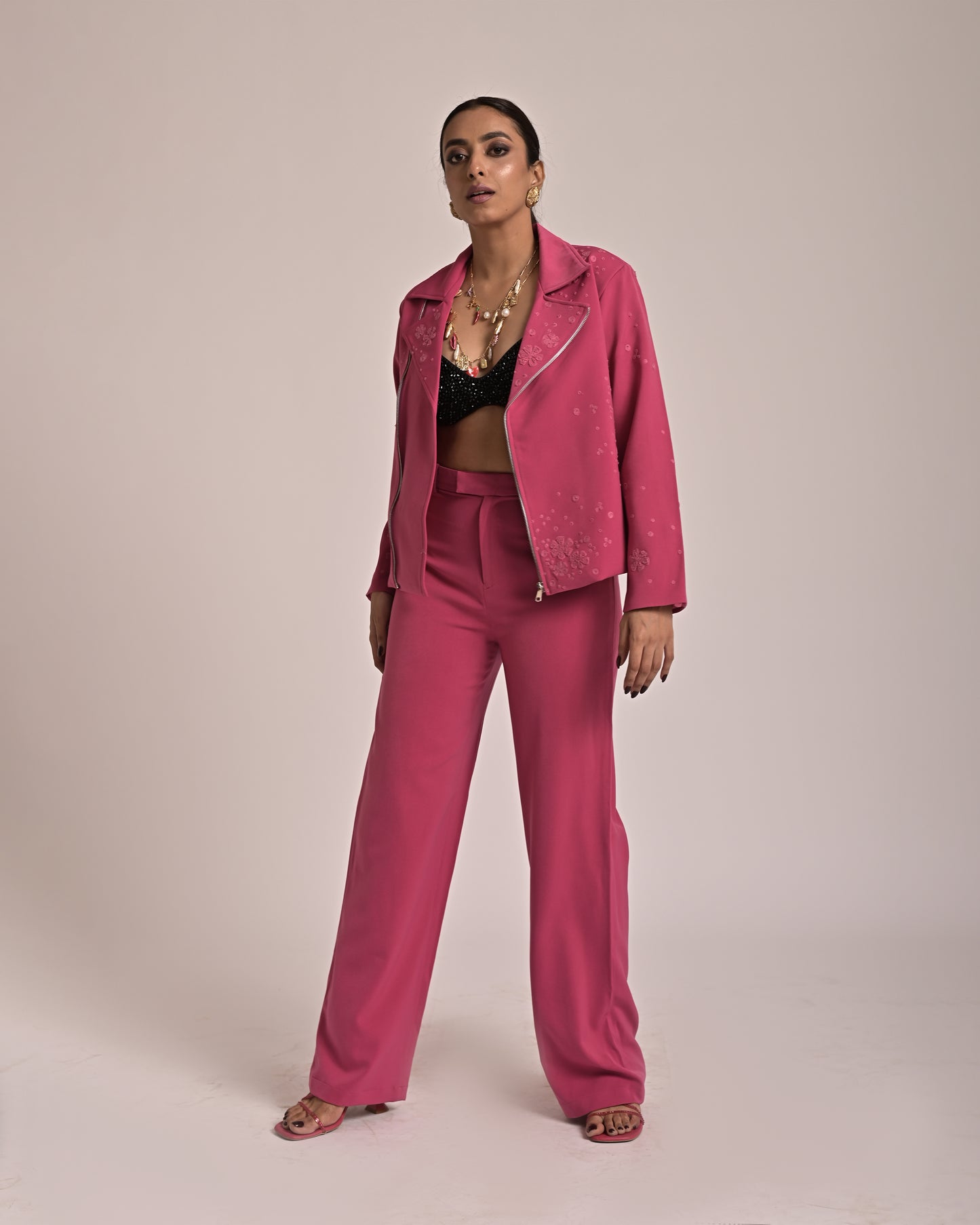 Candice Pink Blazer Jacket