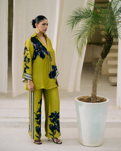 Green Valerie Top Co-ord