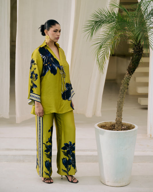 Green Valerie Top Co-ord