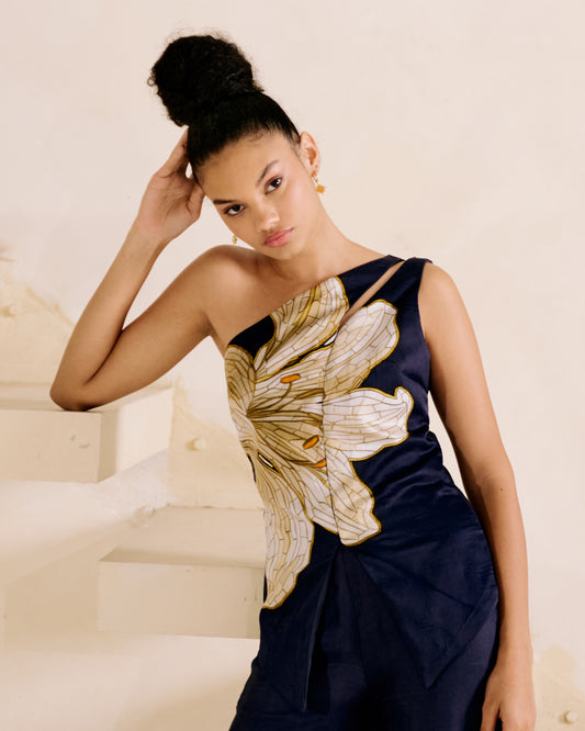 Blue Viola Top