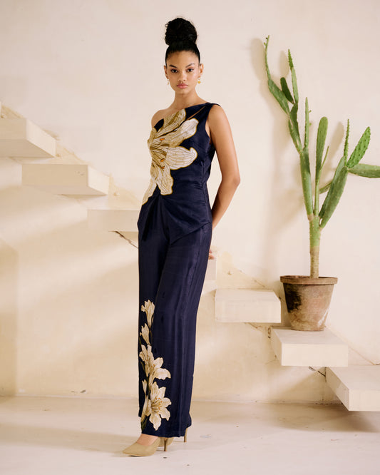 Blue Viola Top Co-ord