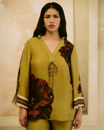 Sage Long Top