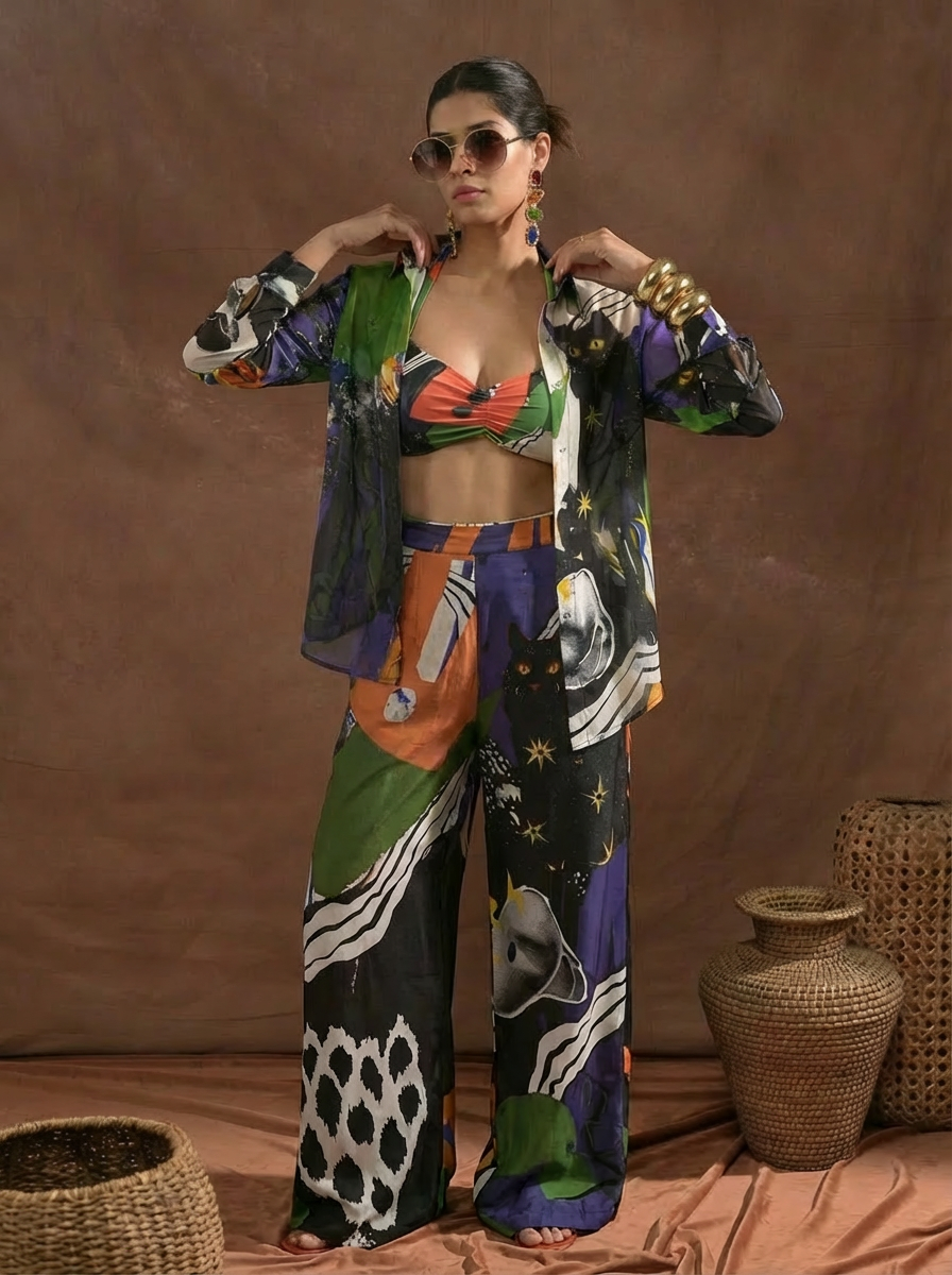 Aiko Shirt & Pant Co-ord Set