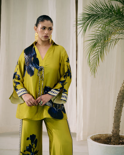 Green Valerie Top Co-ord