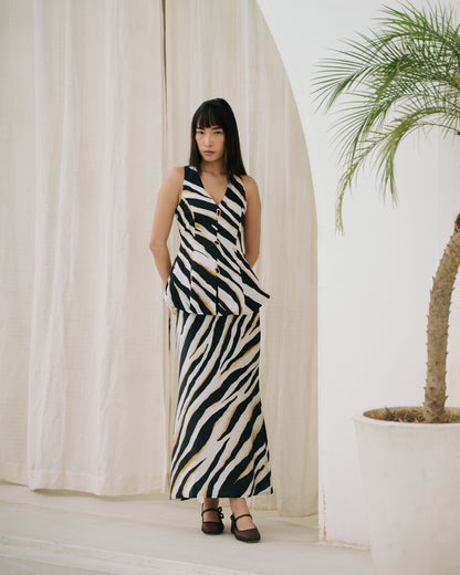 Belly Top & Skirt Co-ord Set
