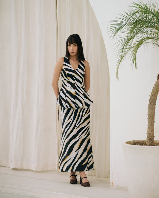 Belly Top & Skirt Co-ord Set