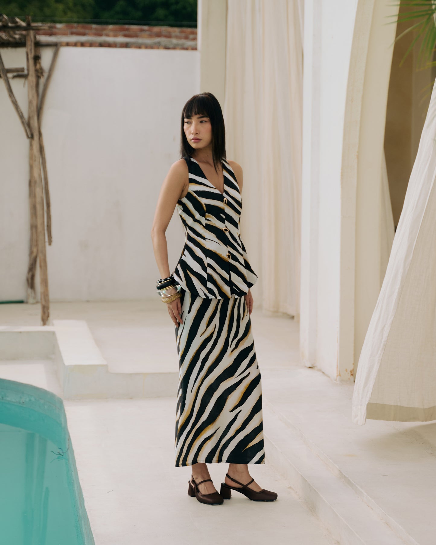 Belly Printed Skirt