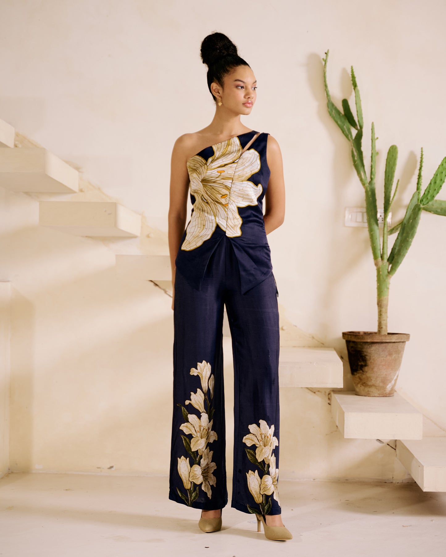 Blue Viola Top Co-ord