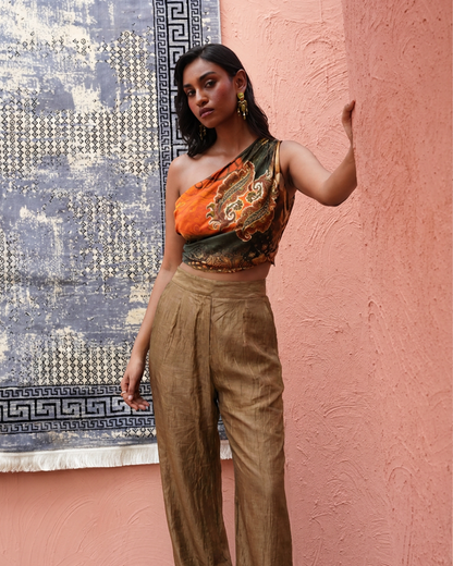 Legacy Crop & Inaya Gold Pant Co-ord