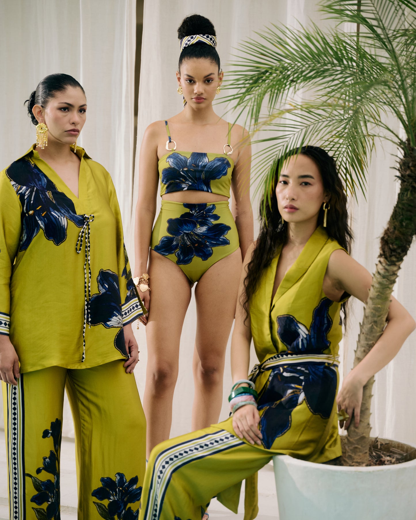 Green Valerie Vest Co-ord