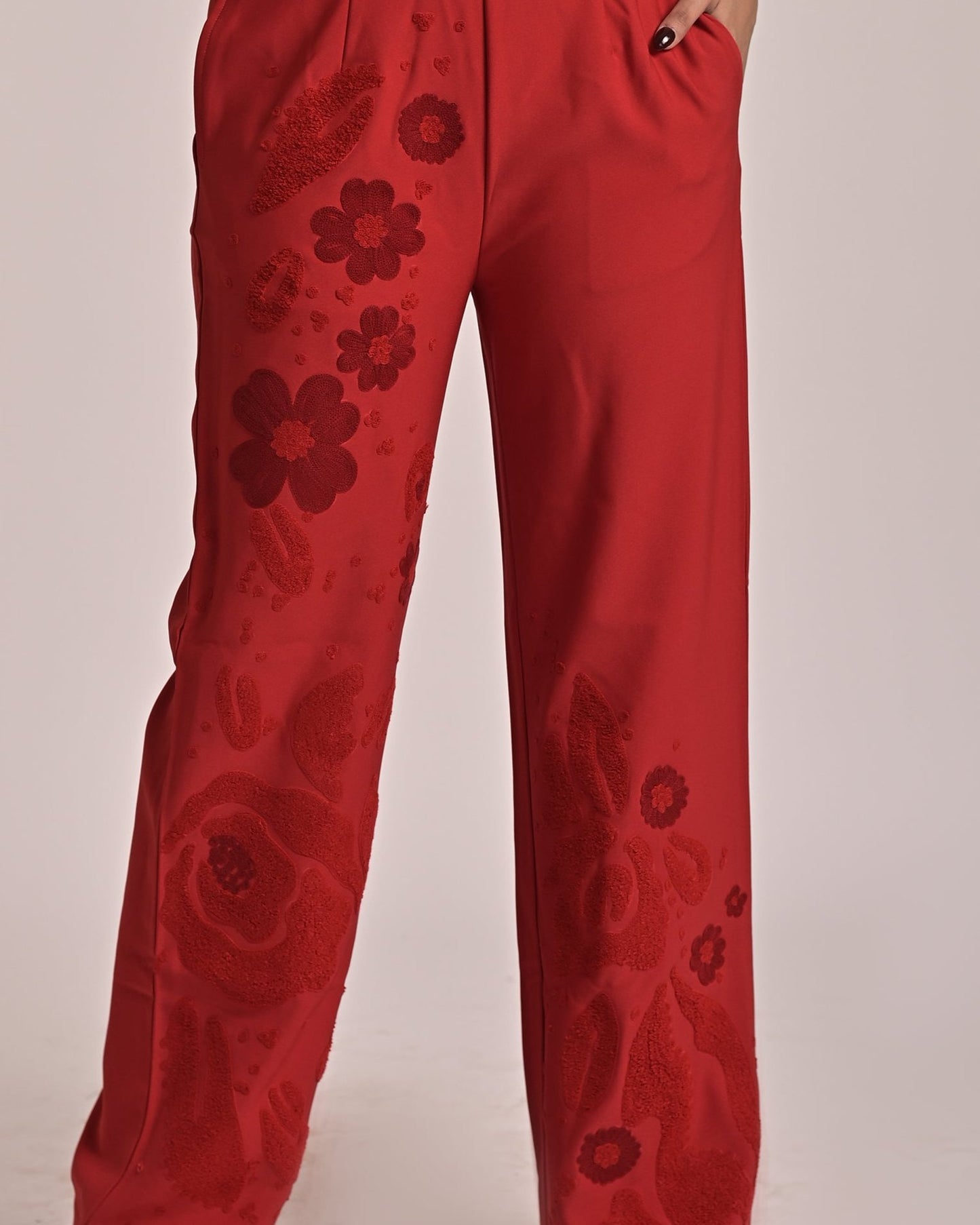 Clover Red Pants