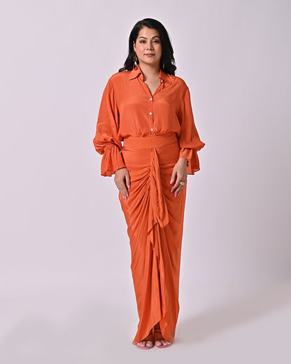 Chloe Orange Co-ord Set