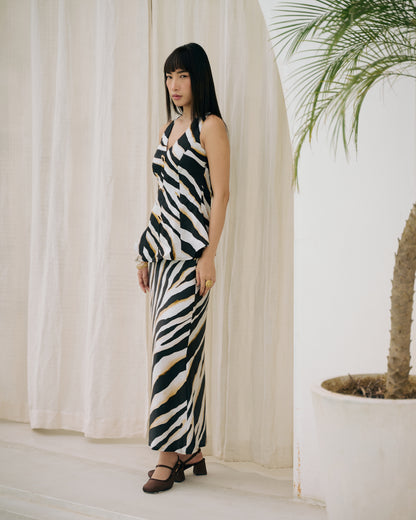 Belly Printed Skirt