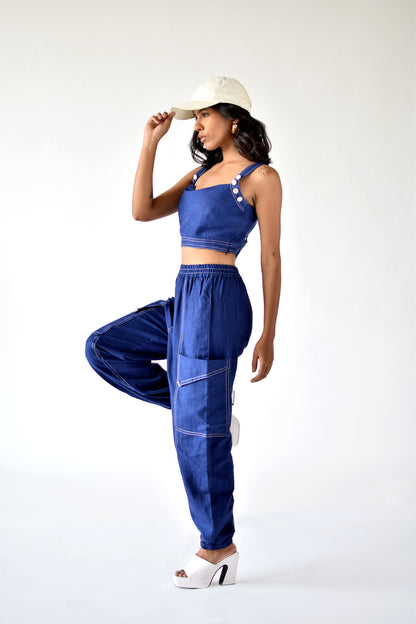 Taylor Blue Joggers