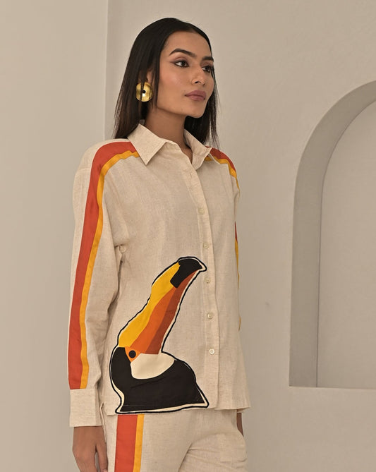 White Toucan Shirt