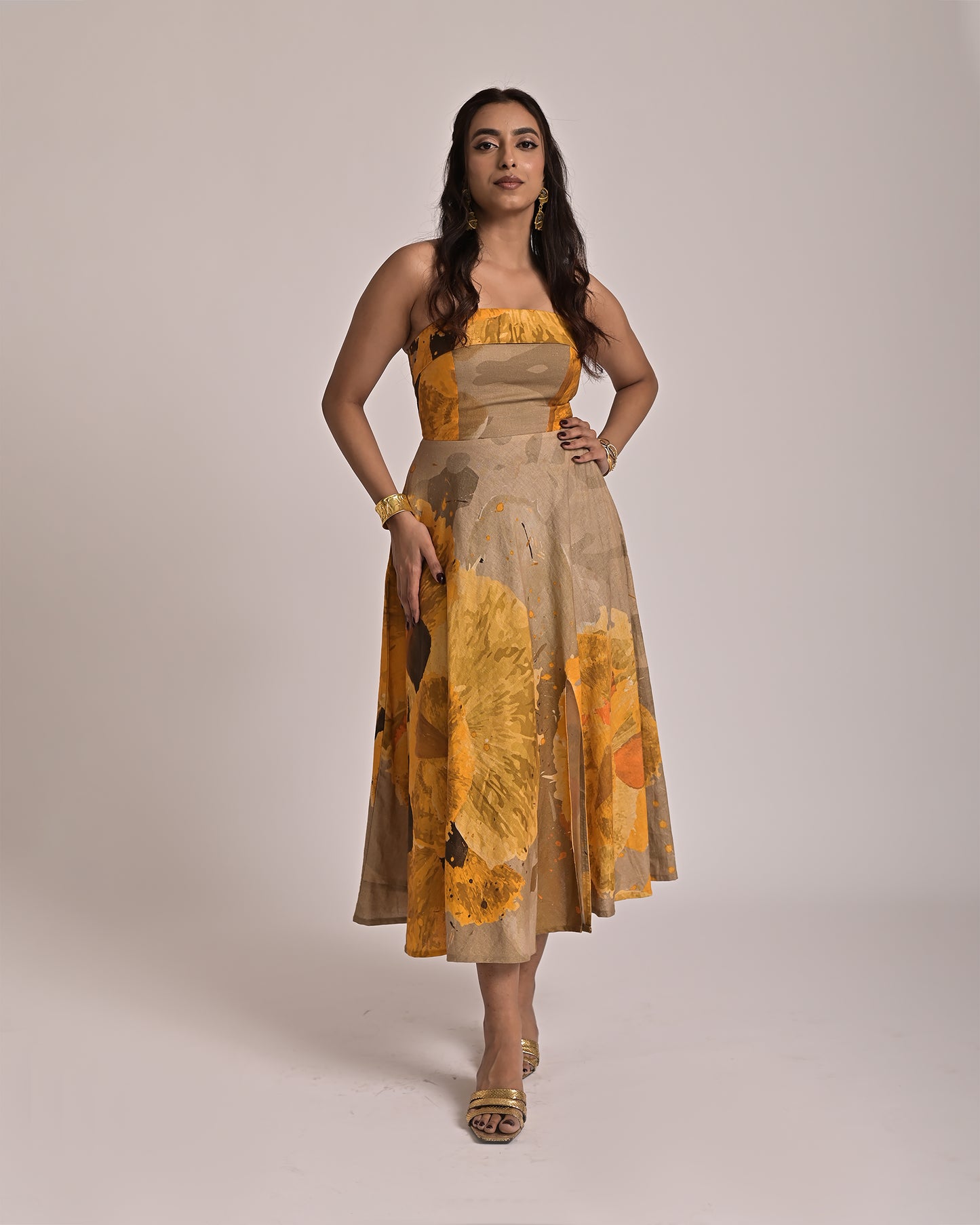 Amber Long Midi Dress