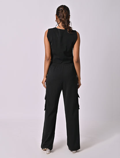 Camilla Black Cargo Pants