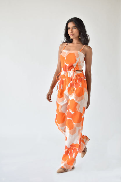 Liana Orange Jumpsuit