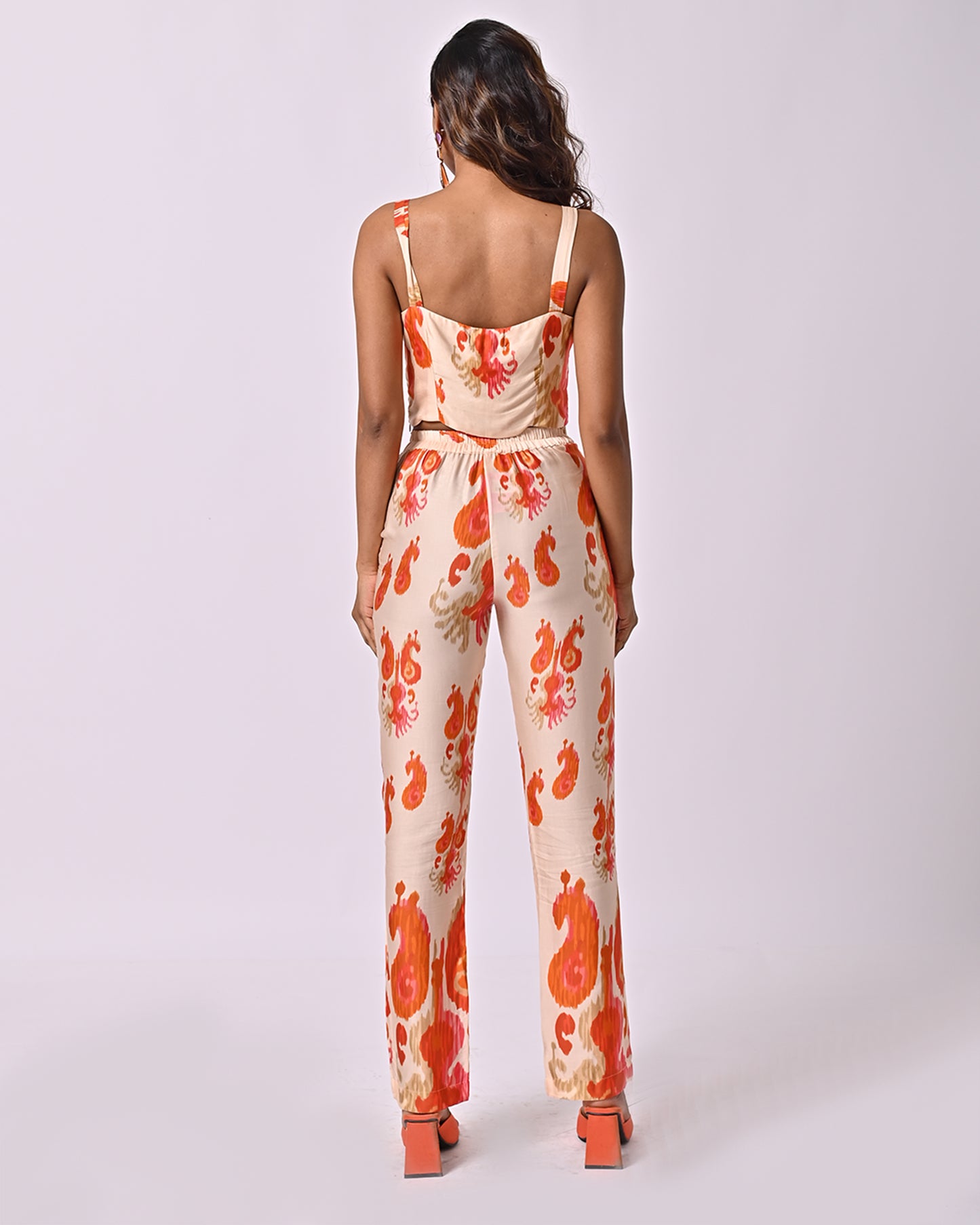 Peach Ikat Pant