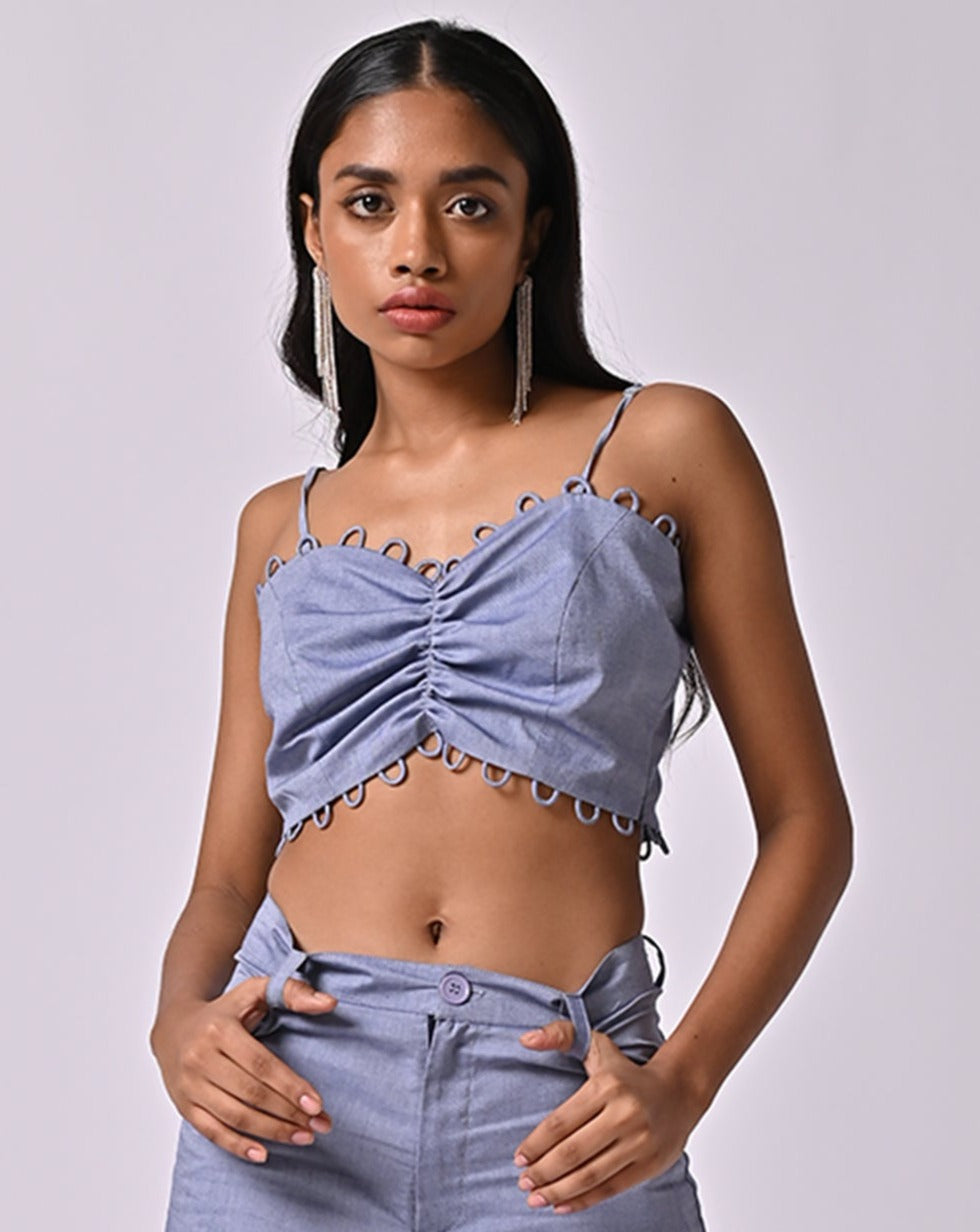 Emmi Ruched Crop Top