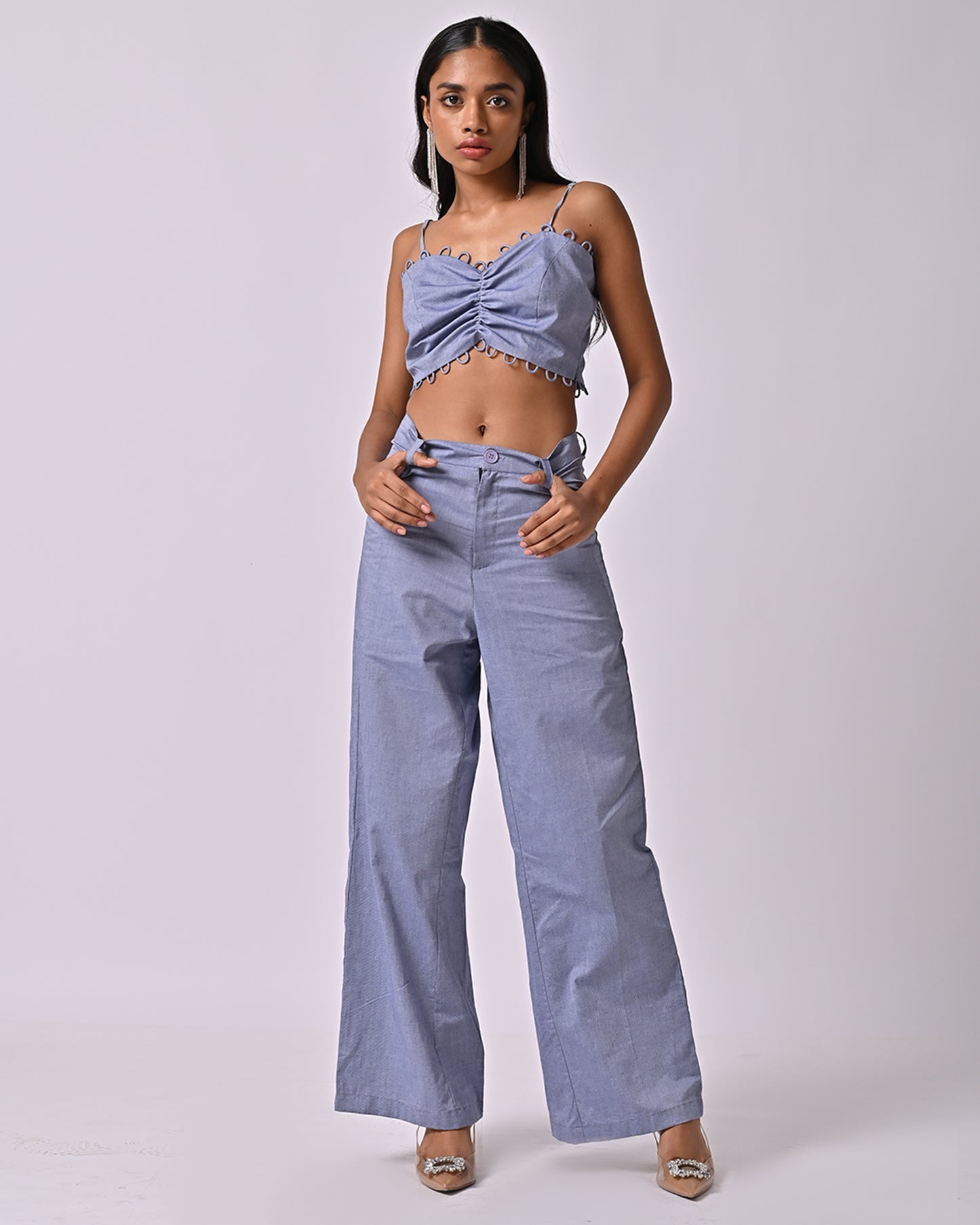 Emmi Ruched Crop Top