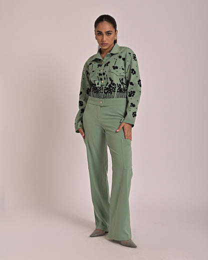 Venessa Green Blazer & Pant Co-ord Set