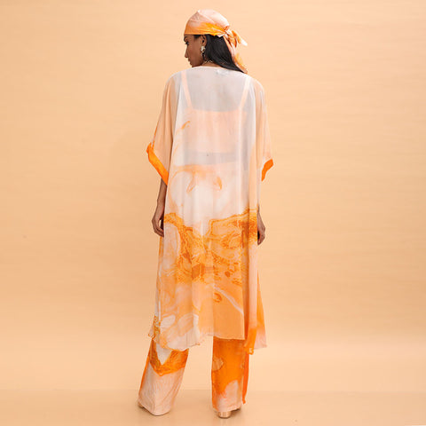 Orange Candy Cape - Abstract Print