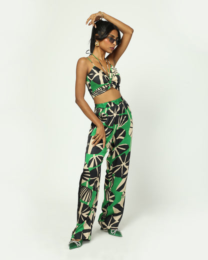 Kourteny Straight Pant - Abstract Print