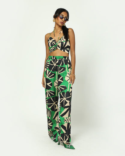 Kourteny Straight Pant - Abstract Print