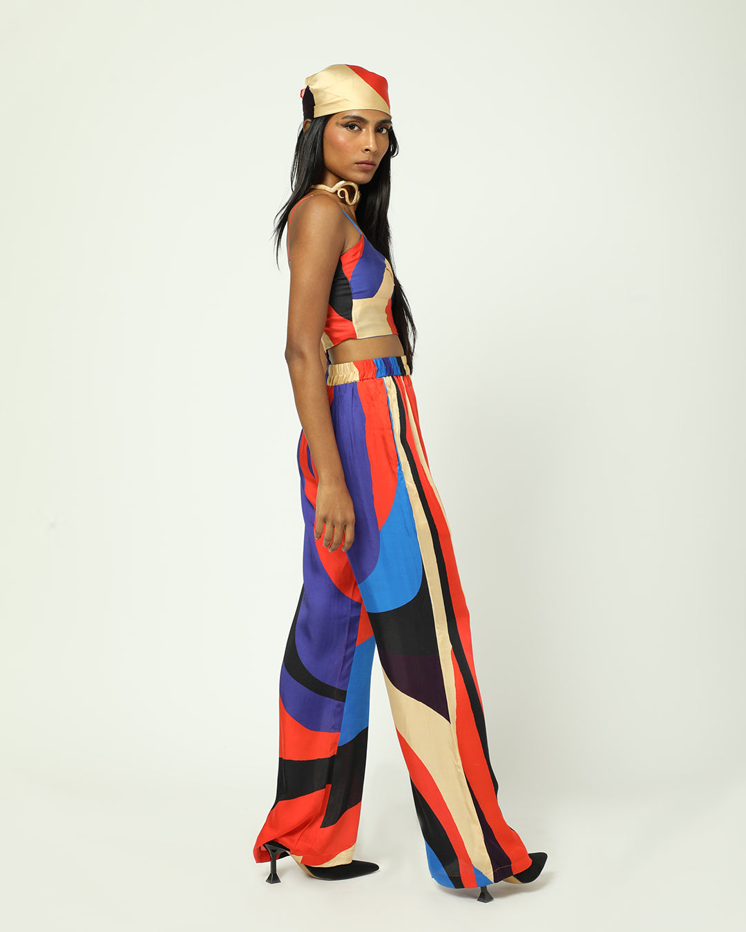 Nairobi Pants - Red Blue